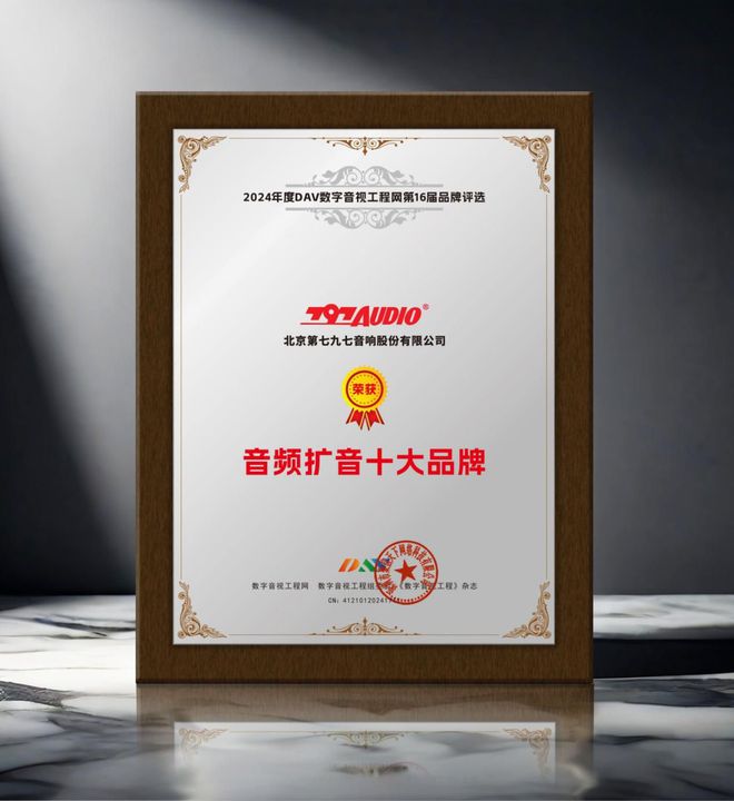 024年度音频扩音十大品牌”名单公布！凯发K8登录喜讯来袭！ DAV01“2(图2)